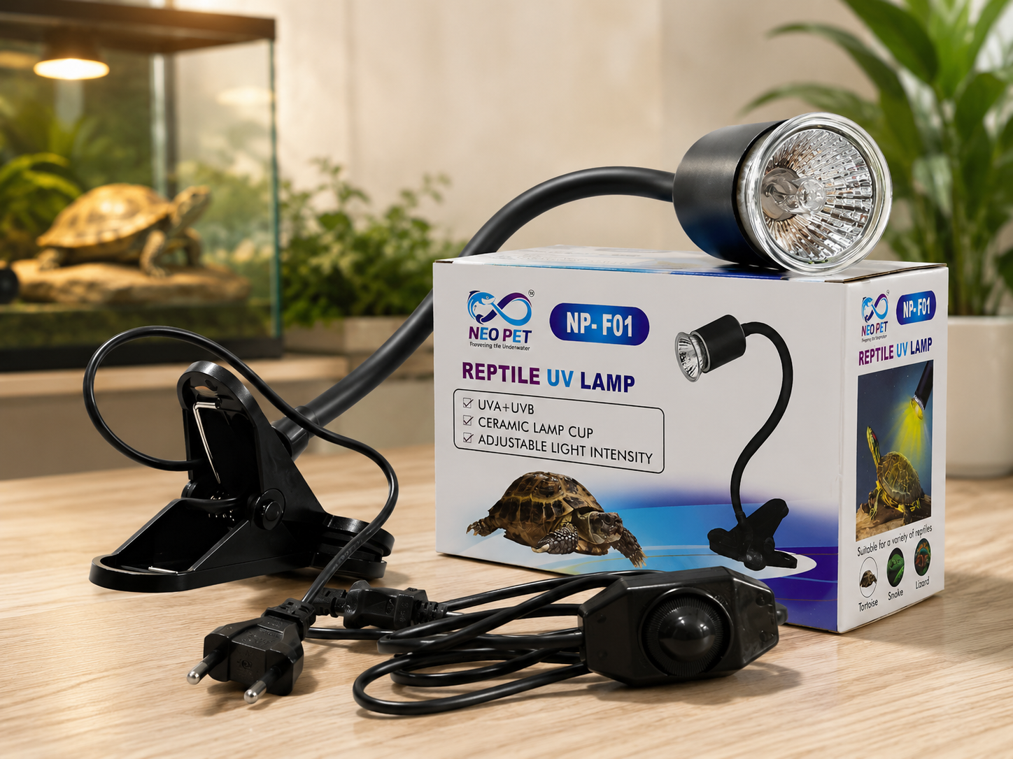 Reptile UV Lamp View 2